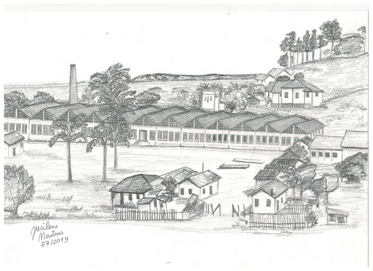 A moça que desenha Pedro Leopoldo e sua história