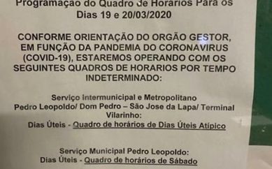 Unir reduz horários e pode encher os ônibus em plena epidemia de coronavírus. Isso pode?