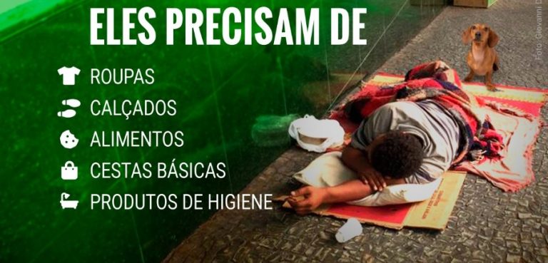 Defensoria Publica está em campanha pelo Dia mundial dos pobres