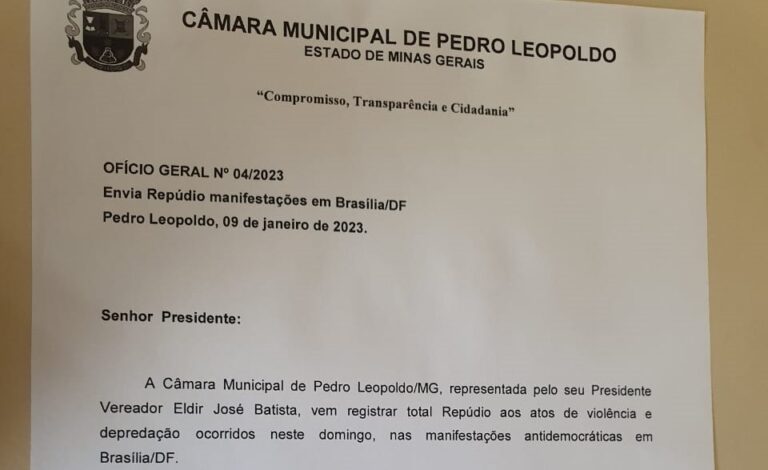 Câmara de PL repudia depredações em Brasília