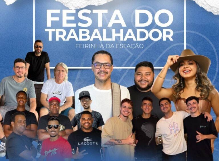 Festa do Trabalhador acontece na Praça da Estação e na região norte