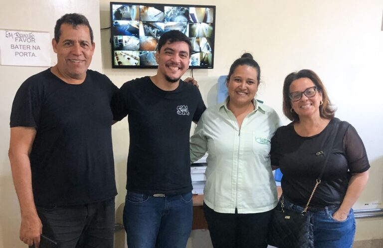 Laiite recebe a visita do vereador Gael