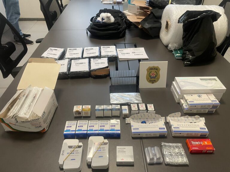 Polícia Civil apreende medicamentos e equipamentos durante operação em Pedro Leopoldo