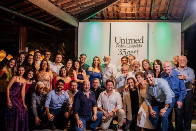Noite de celebração com os médicos da Unimed Pedro Leopoldo